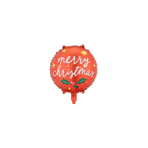 Foil balloon Merry Christmas, 45 cm,