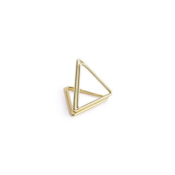 Bordkort holder Triangle, guld, 2.3 cm