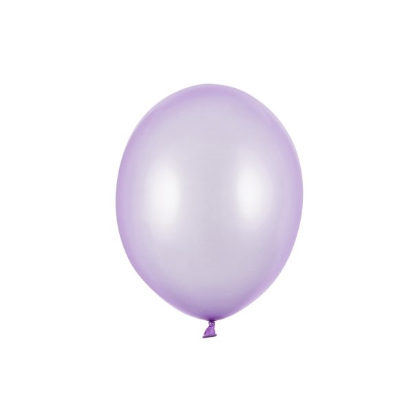 Strke Balloner - 30cm, Metallic violet - 50 stk.