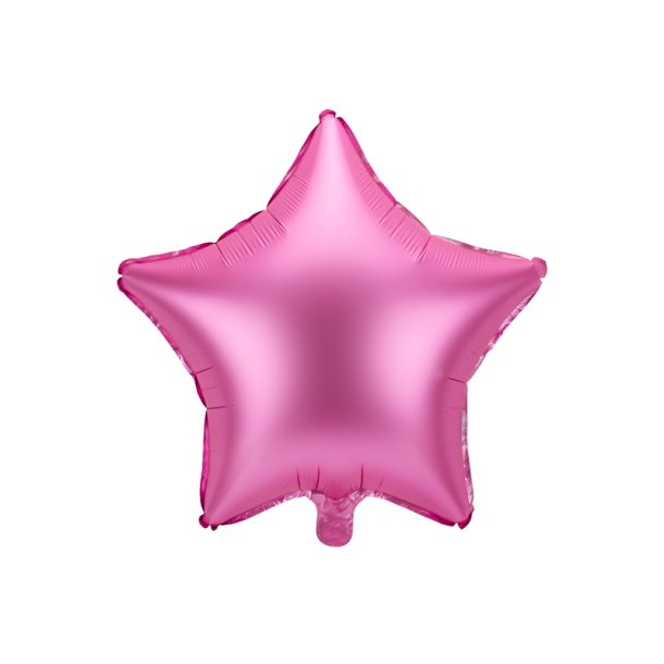 Folie ballon Stjerne, 48cm, pink